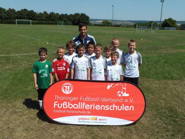 Trainer der Fußballferienschule 2013 in Wiehe