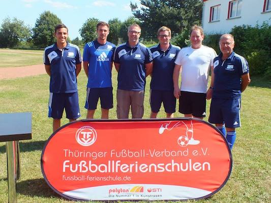 Trainer der Fußballferienschule 2013 in Wiehe